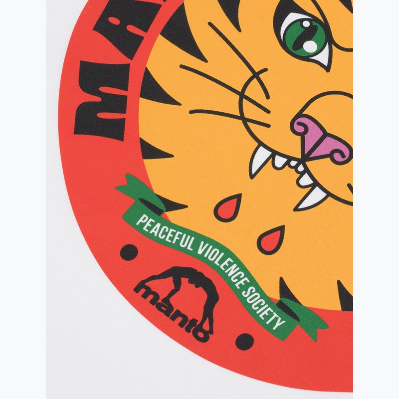 Maglietta da uomo MANTO Worldwild bianco 4