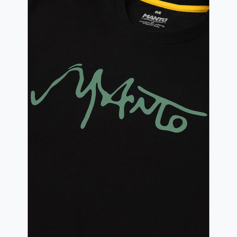 Maglietta da uomo MANTO Ink nero 3