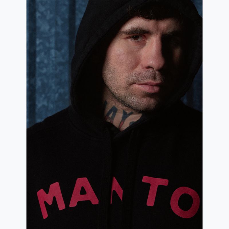 Felpa da uomo MANTO Endurance Hoody nero 8