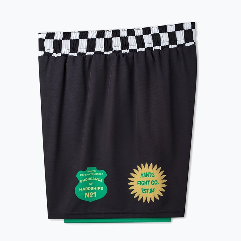 Pantaloncini da allenamento da uomo MANTO Cross nero 4