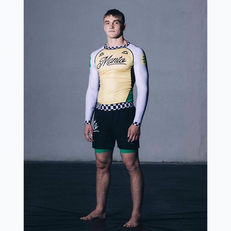 Pantaloncini da allenamento da uomo MANTO Cross nero 9