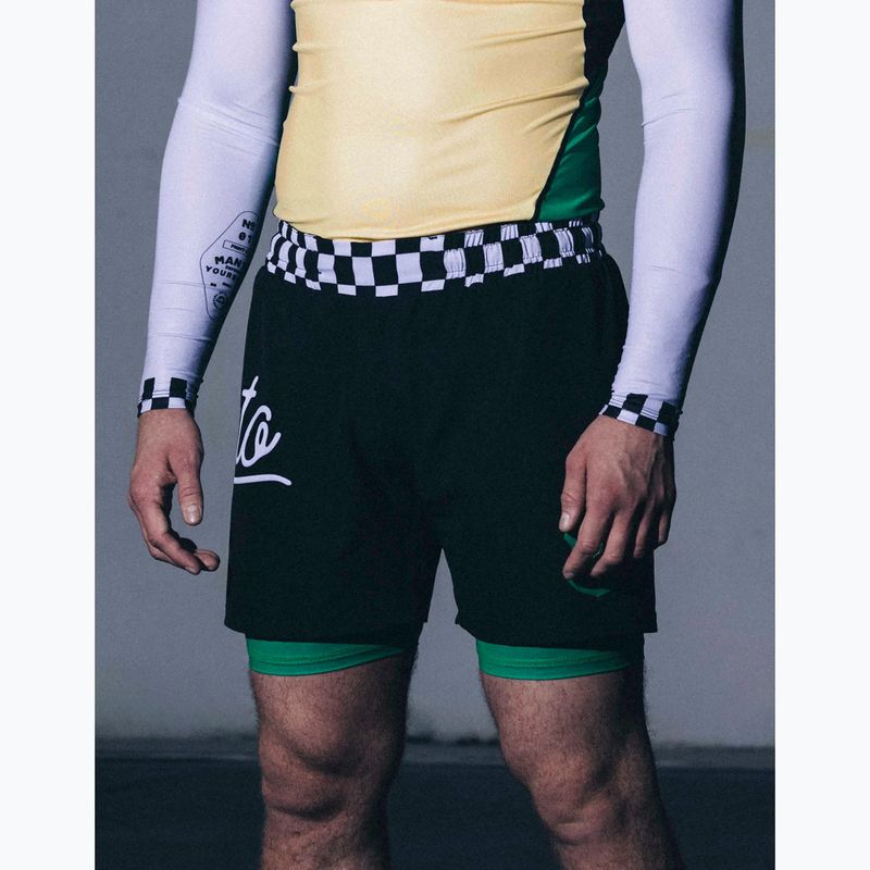 Pantaloncini da allenamento da uomo MANTO Cross nero 10