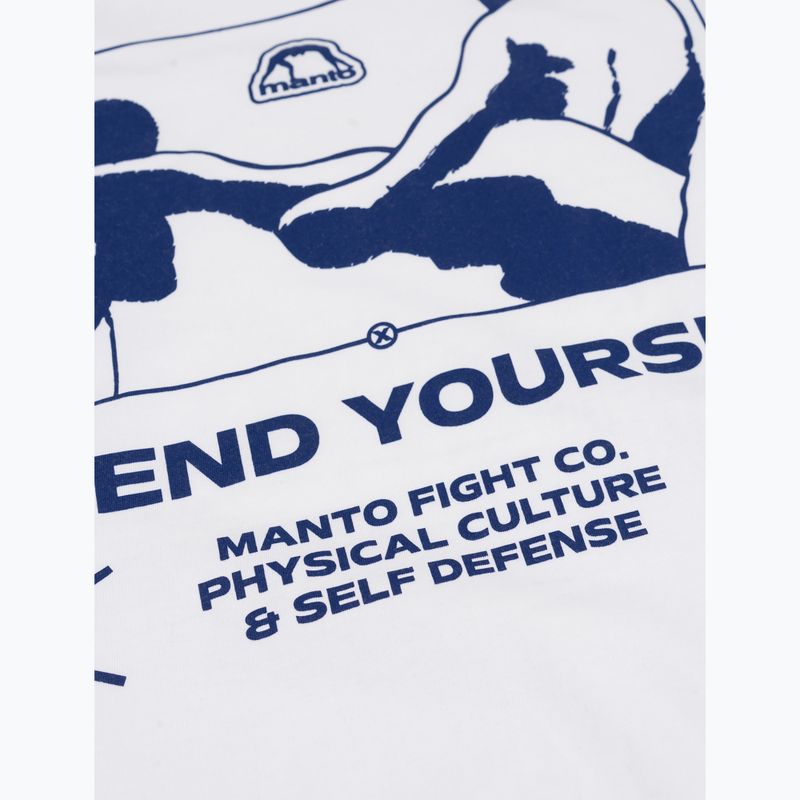 Maglietta da uomo MANTO Kicker bianco 4