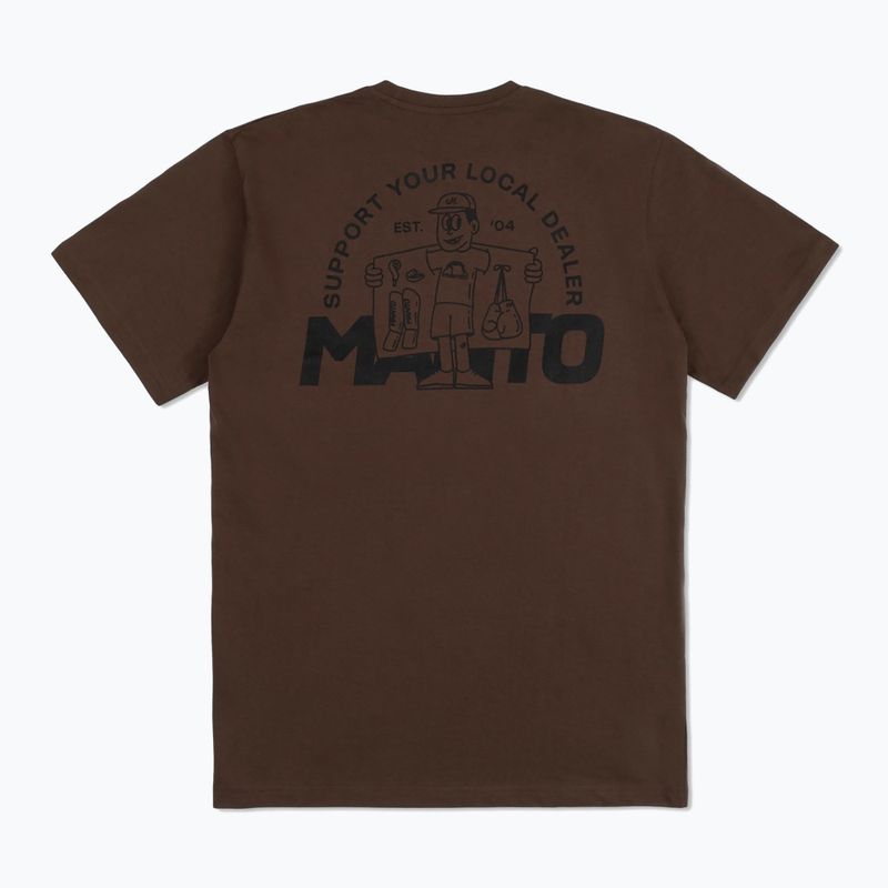 T-shirt MANTO Dealer marrone 2