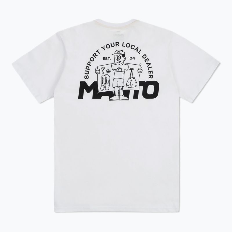 T-shirt MANTO Dealer bianco 2
