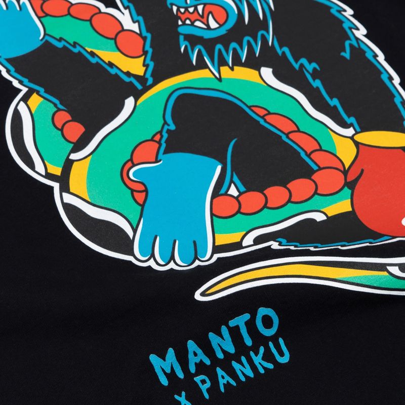 MANTO X Panku Struggle T-shirt nero 2