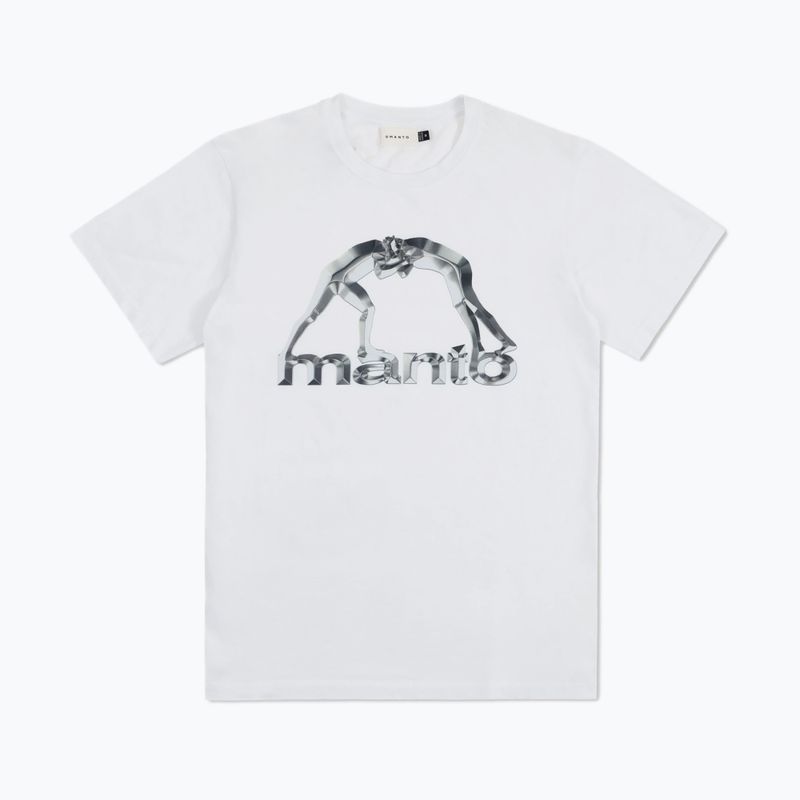 MANTO Metal - T-shirt bianca