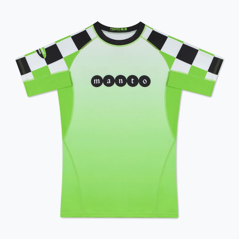 Rashguard da uomo MANTO Two Sides verde