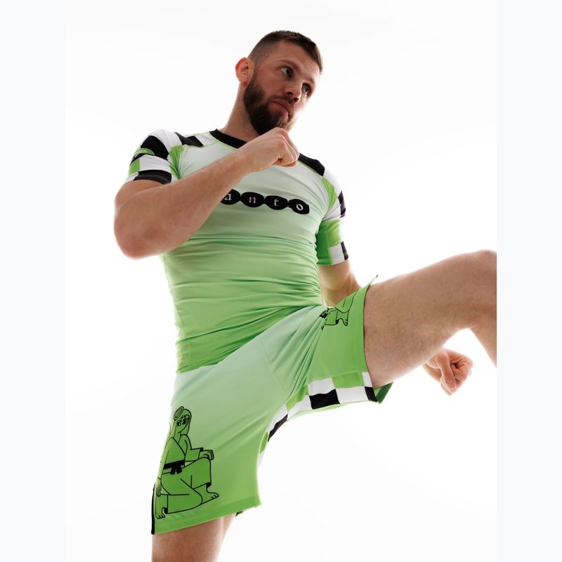 Rashguard da uomo MANTO Two Sides verde 8