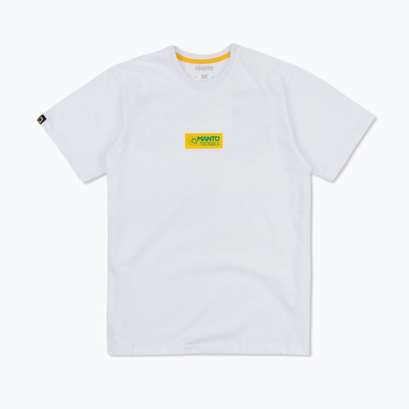 MANTO T-shirt da uomo Block 24 bianco