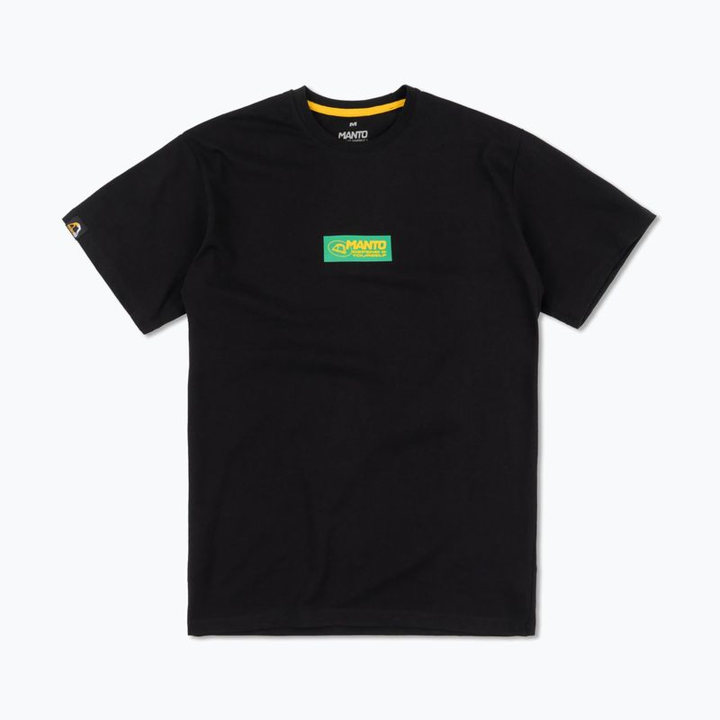 MANTO T-shirt da uomo Block 24 nero