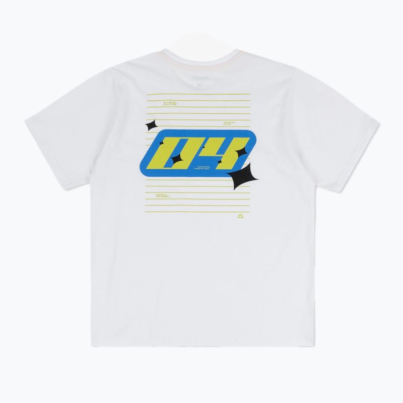 MANTO Racing T-shirt oversize bianca 2