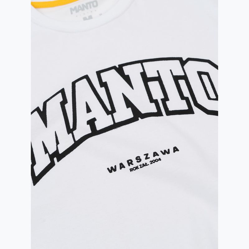 MANTO Warsaw - T-shirt oversize bianca 2