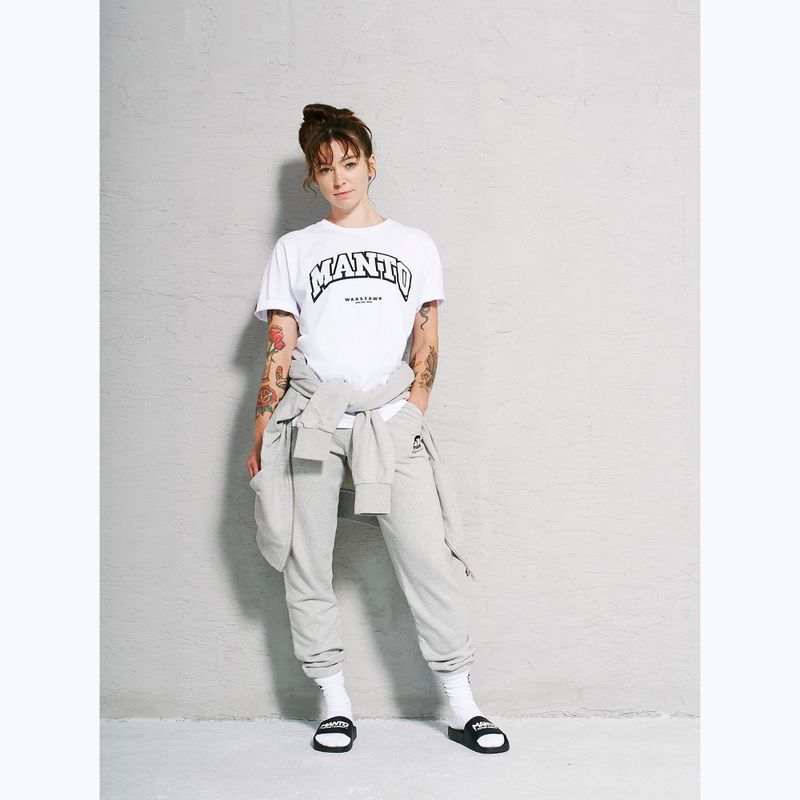 MANTO Warsaw - T-shirt oversize bianca 3