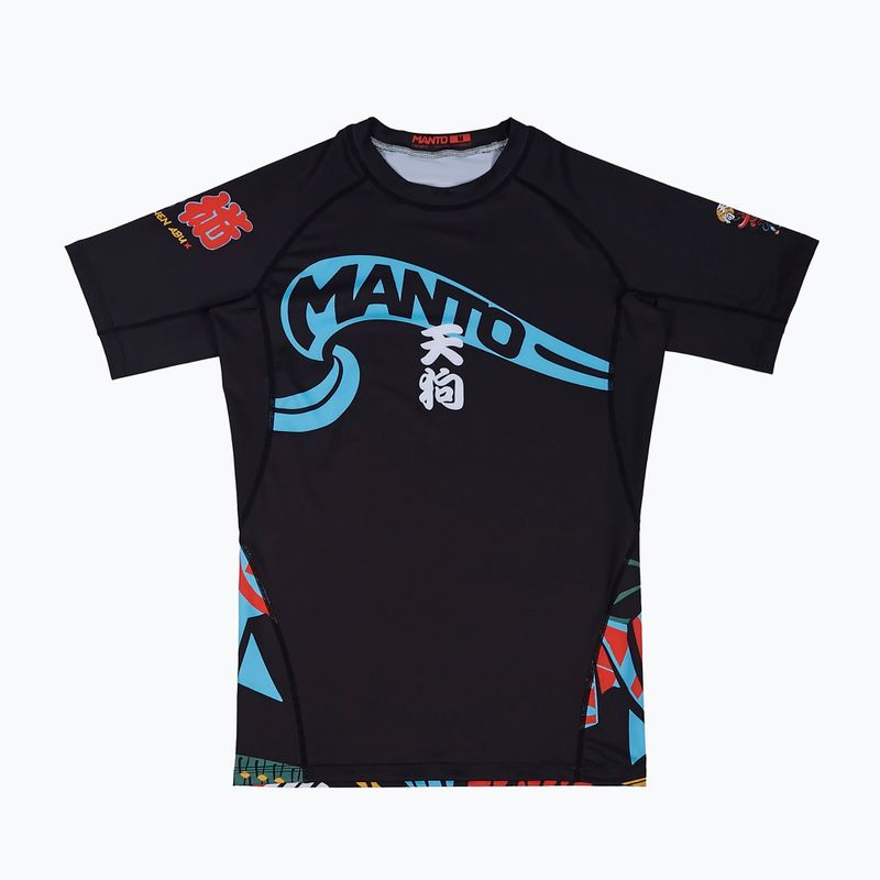 MANTO uomo Rashguard Tengu multicolore