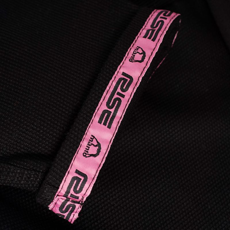 GI per jiu-jitsu brasiliano MANTO Rise 2.0 nero/rosa 6