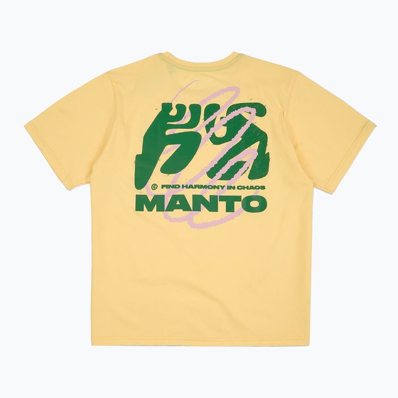 MANTO donna Harmony T-shirt oversize giallo 2