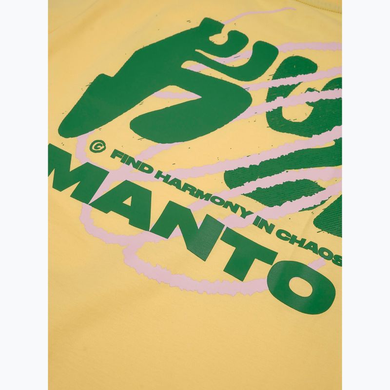 MANTO donna Harmony T-shirt oversize giallo 3