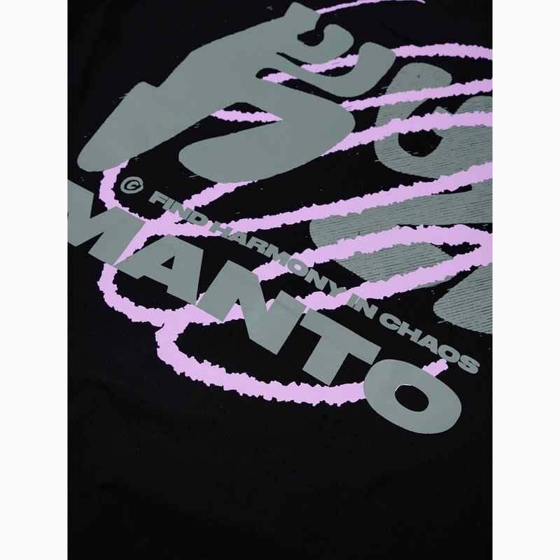 MANTO donna Harmony T-shirt oversize nero 3