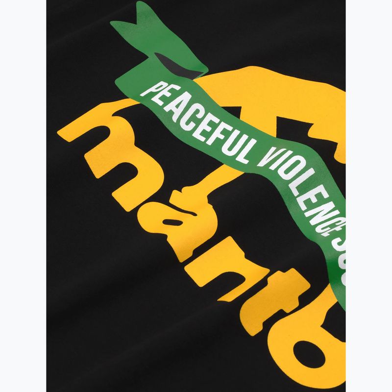 Maglietta da uomo MANTO Ribbon nero 4