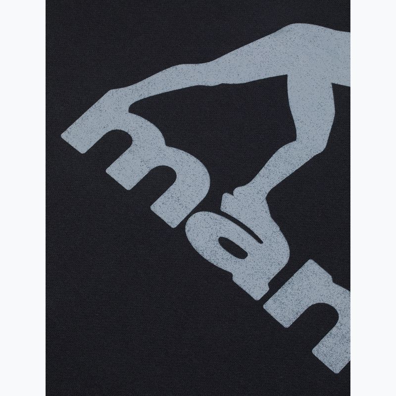 Felpa da uomo MANTO Peaceful Violence Hoody nero 7