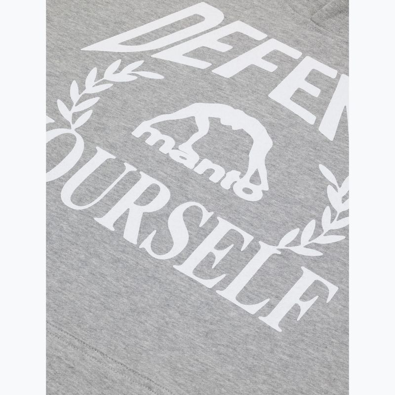 Felpa da uomo MANTO Defend Hoody grigio 4