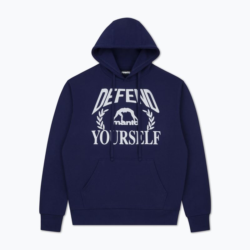 Felpa da uomo MANTO Defend Hoody blu navy
