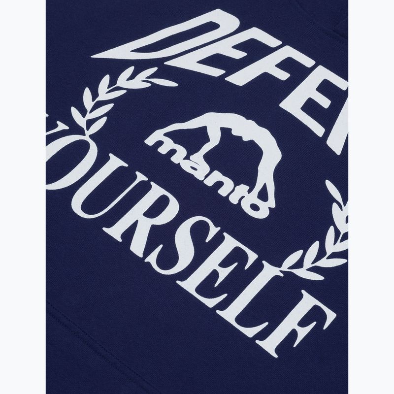 Felpa da uomo MANTO Defend Hoody blu navy 3