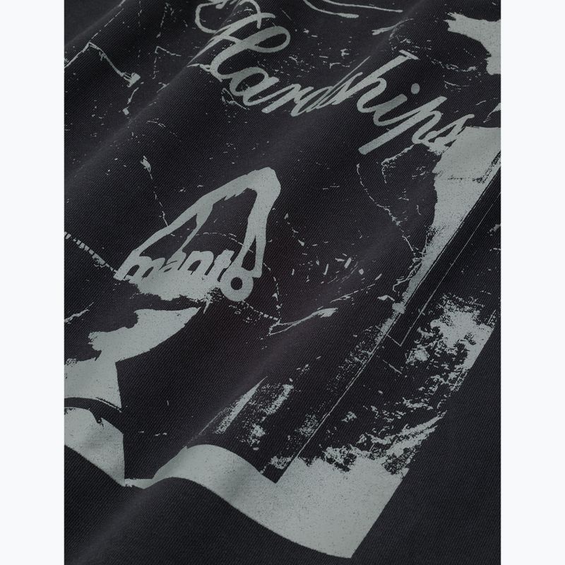 Felpa da uomo MANTO Resolve Hoody nero 4