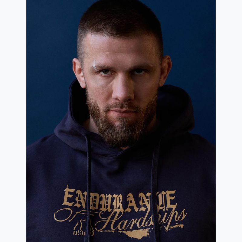 Felpa da uomo MANTO Resolve Hoody blu navy 5