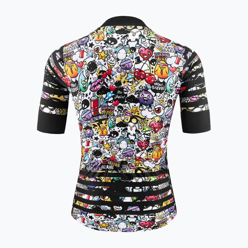 Maglia da ciclismo Quest Wow Brains da uomo 2