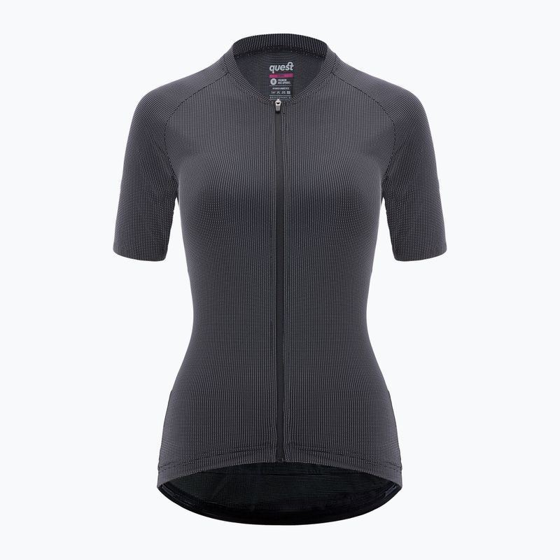 Maglia ciclismo donna Quest Cambridge nero