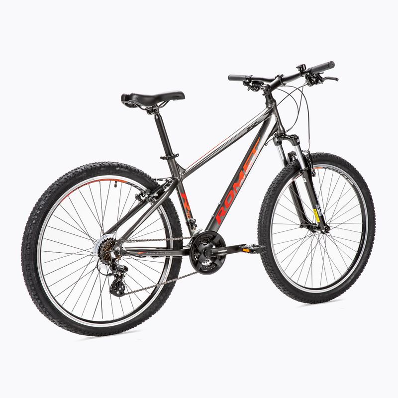 Romet Rambler R7.0 grafite/argento mountain bike 3