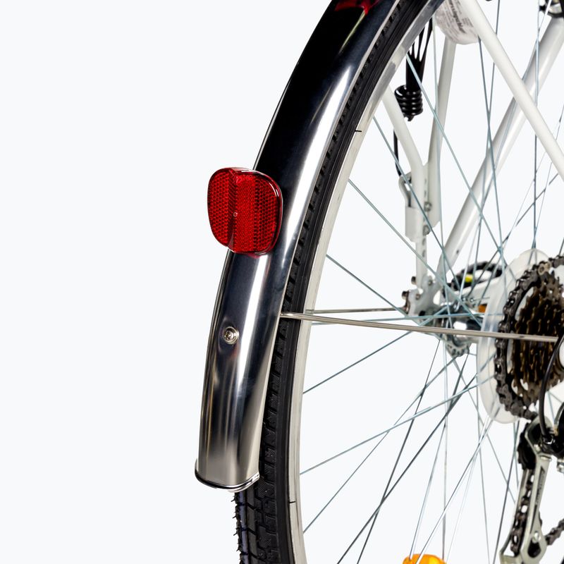 Bicicletta da donna Romet Vintage Eco D bianco 9