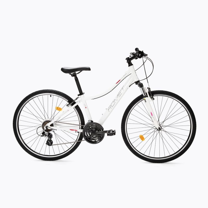 Bicicletta fitness da donna Romet Orkan D bianco/viola