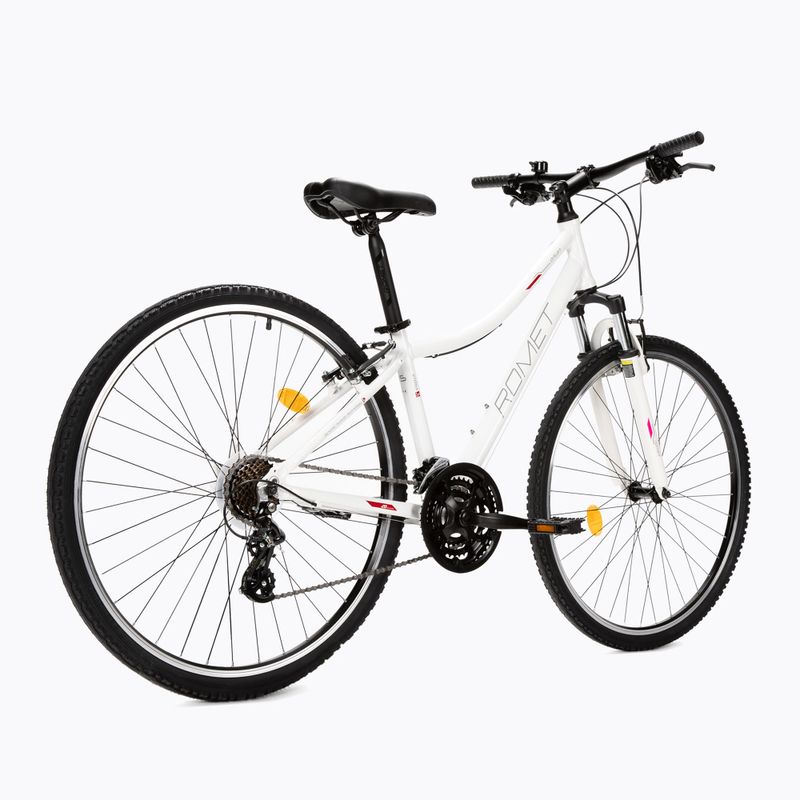 Bicicletta fitness da donna Romet Orkan D bianco/viola 3
