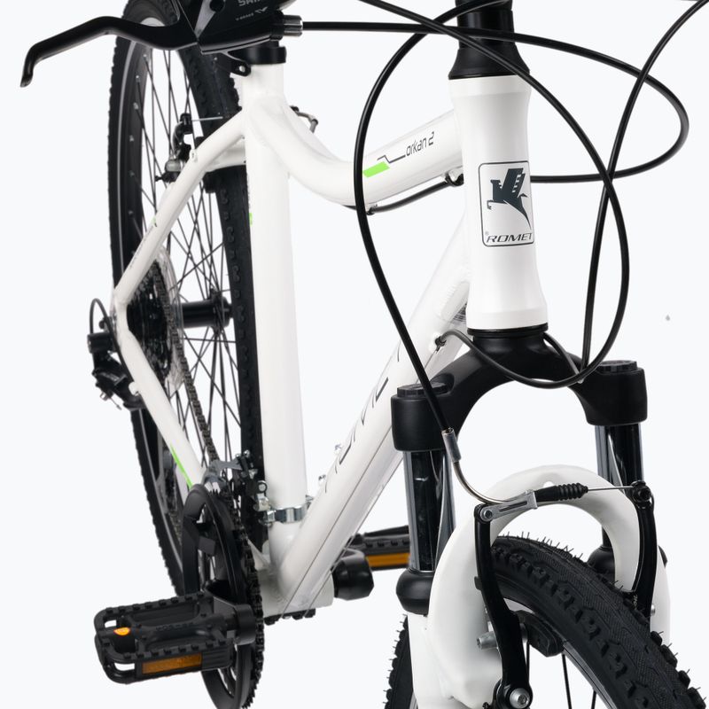 Bicicletta da cross da donna Romet Orkan 2 D bianco/searige 7