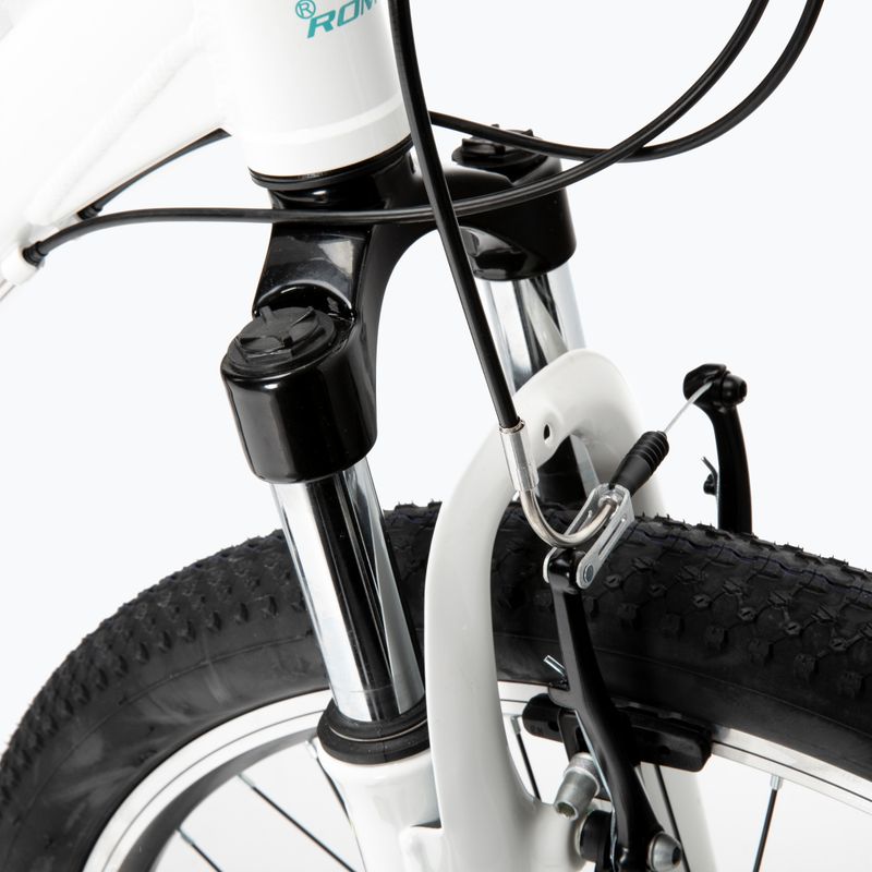 Mountain bike donna Romet Jolene 6.1 bianco/verde/viola 6
