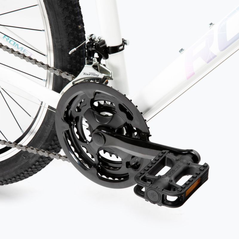 Mountain bike donna Romet Jolene 6.1 bianco/verde/viola 7