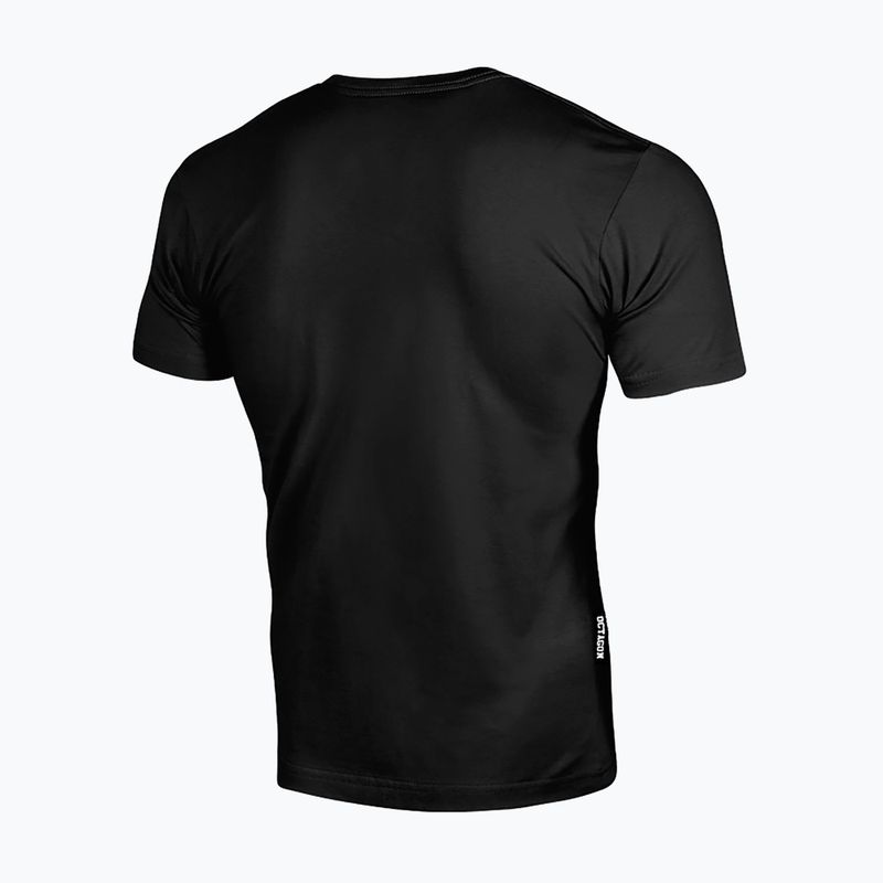 T-shirt da uomo Octagon Small Logo black/gold 2