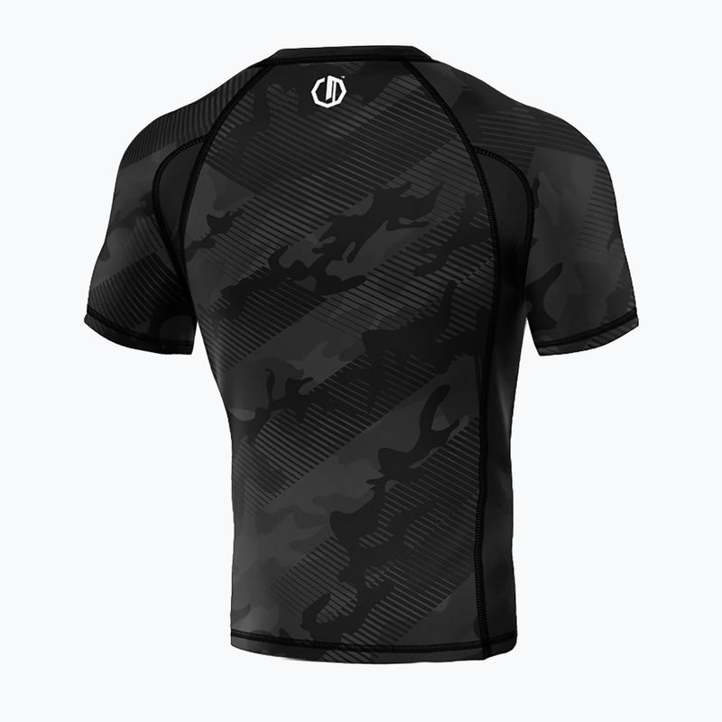 Rashguard da uomo Octagon Legion Premium black line camo 2