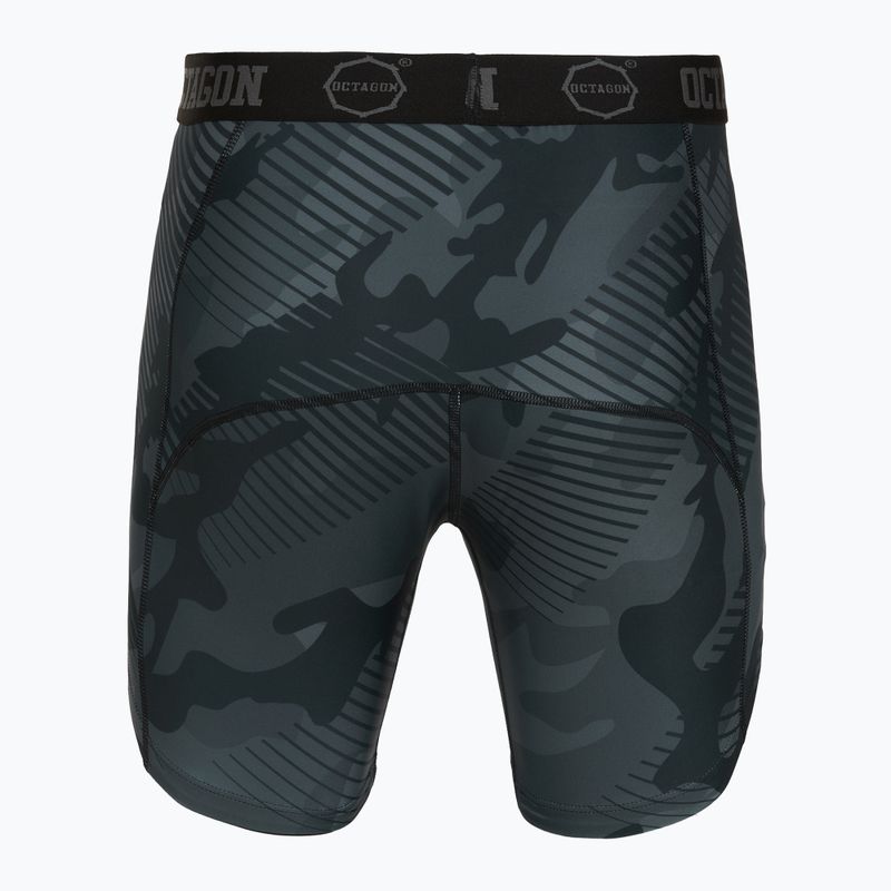 Pantaloncini da allenamento uomo Octagon Legion Black Line black 2