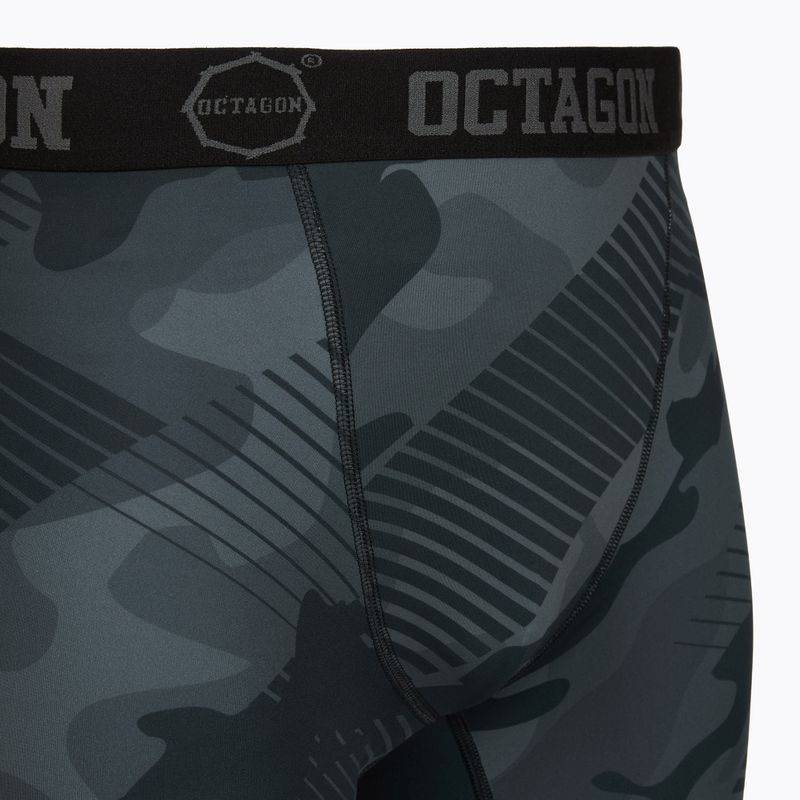 Pantaloncini da allenamento uomo Octagon Legion Black Line black 3