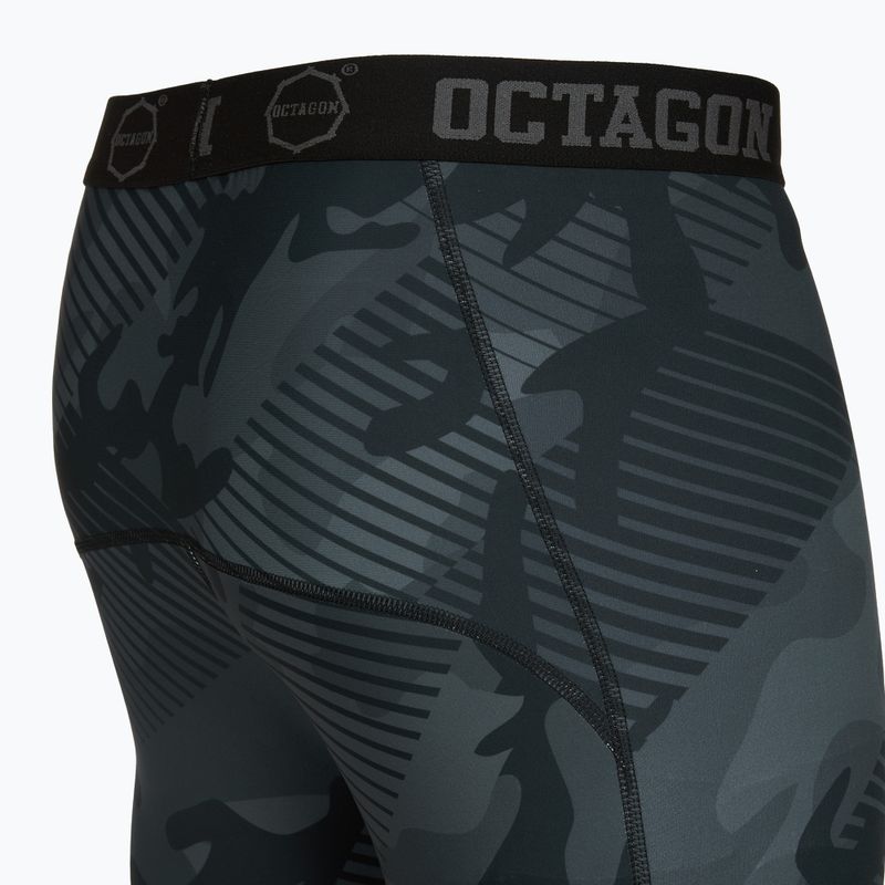 Pantaloncini da allenamento uomo Octagon Legion Black Line black 4