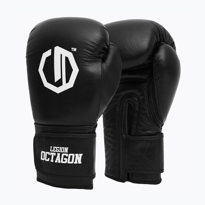 Guantoni da boxe Octagon Legion Authority black/white 2