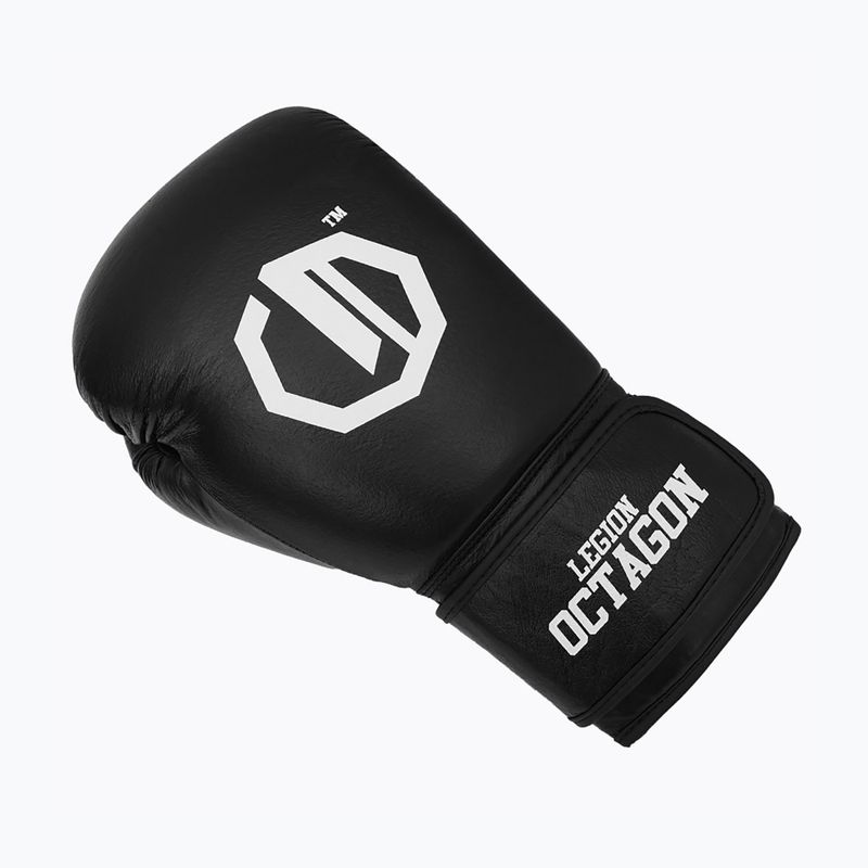 Guantoni da boxe Octagon Legion Authority black/white 3