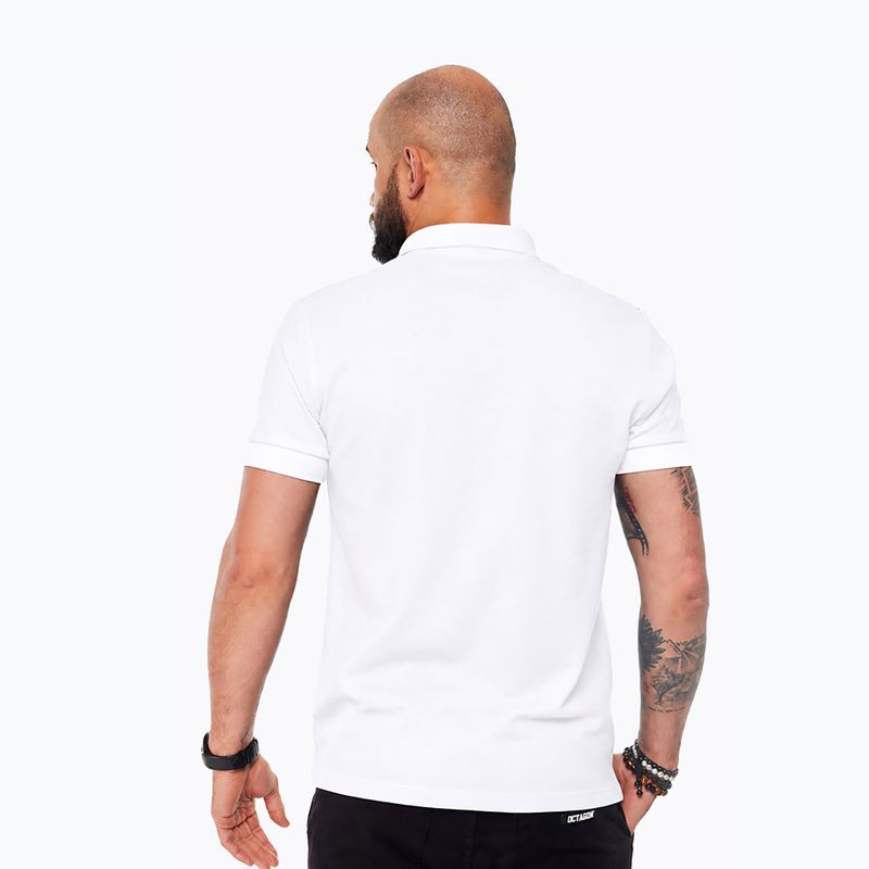 Polo uomo Octagon Legion HFT Polo white 2