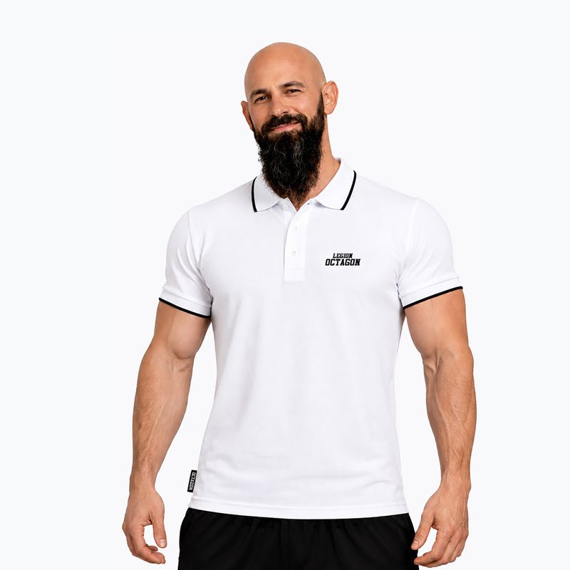 Polo uomo Octagon LegionTipped HFT Polo white