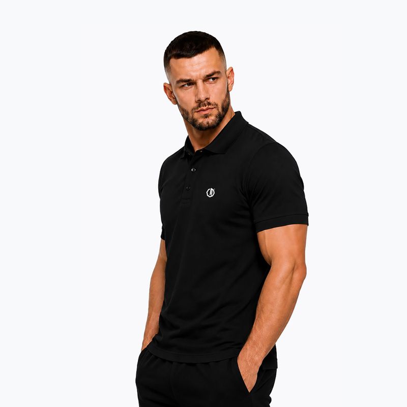 Polo uomo Octagon Legion Small Logo 3D Polo black 3