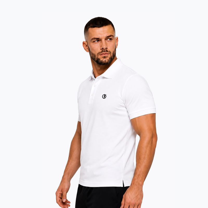 Polo uomo Octagon Legion Small Logo 3D Polo white 3